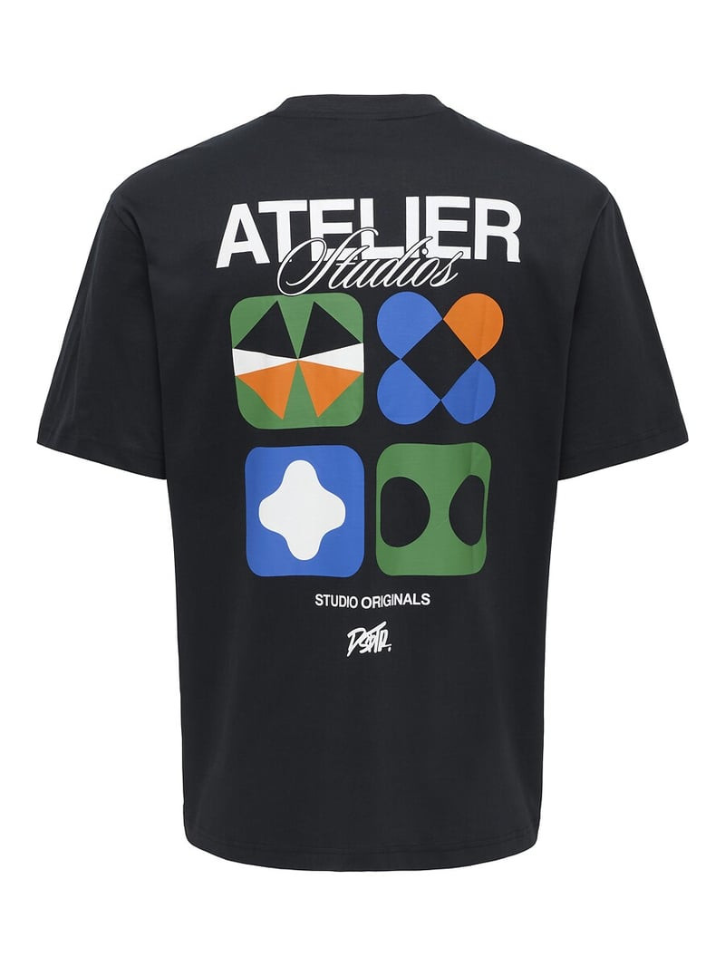 ONLY & SONS - T-Shirt Imprimé RLX SS, Confort & Style Urbain