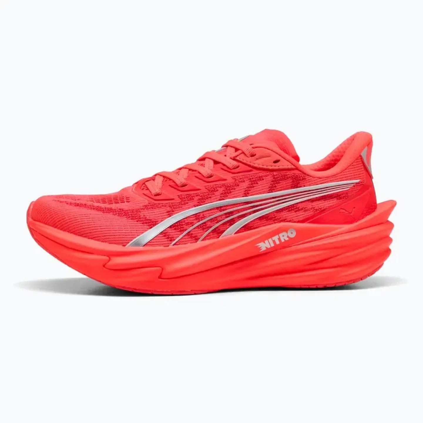 Packshot Puma Chaussures De Running Route Deviate Nitro 4 Femme Plaque Carbone