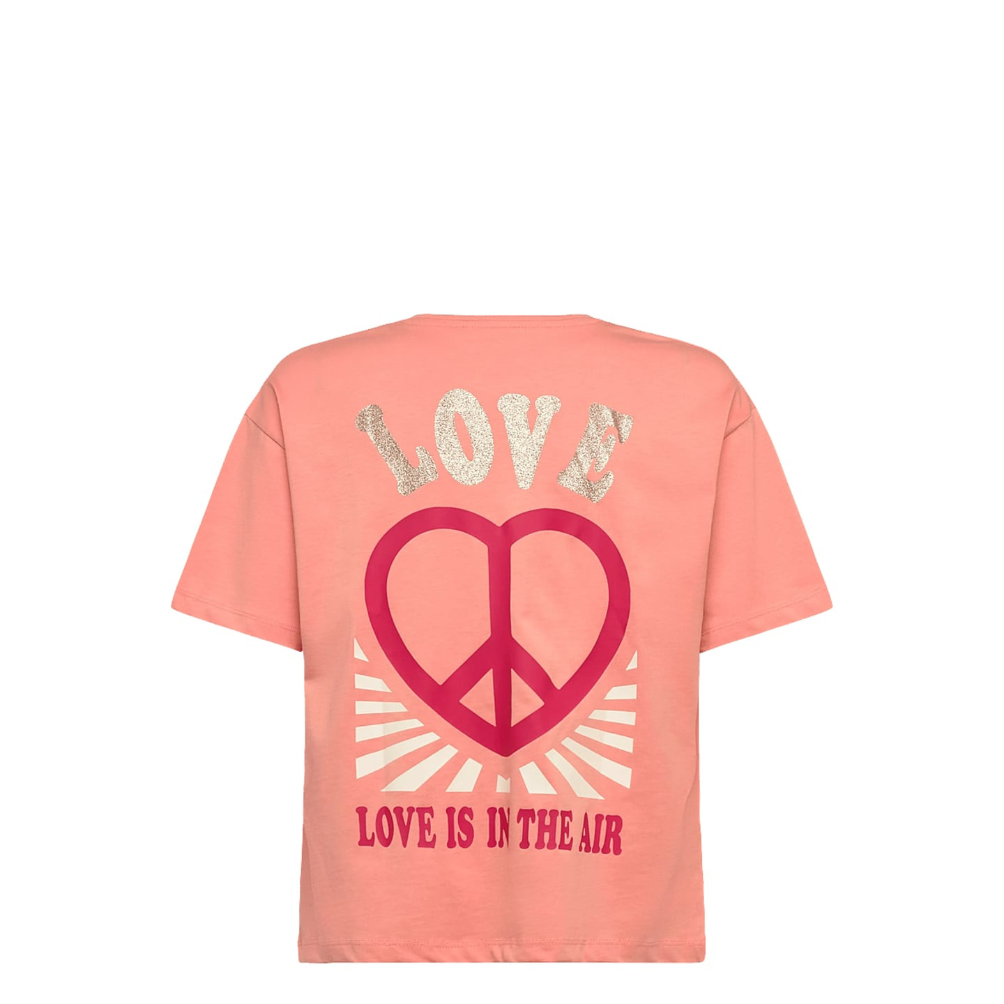 Name It T-Shirt Manches Courtes Coupe Ample Nkfkali Ss Rlx Top Ps Noos Imprimé Glitter Fille, vue pa