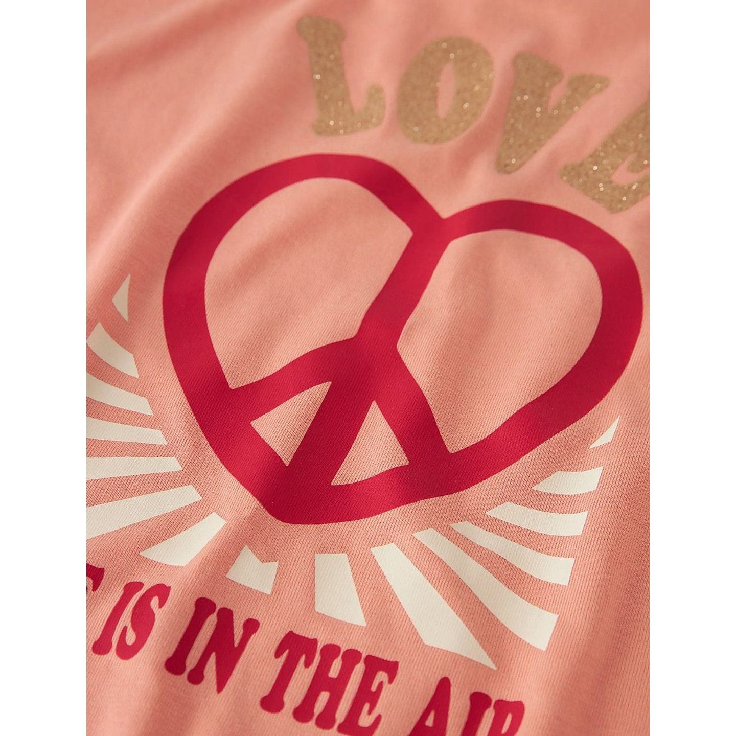 Name It T-Shirt Manches Courtes Coupe Ample Nkfkali Ss Rlx Top Ps Noos Imprimé Glitter Fille, gros p