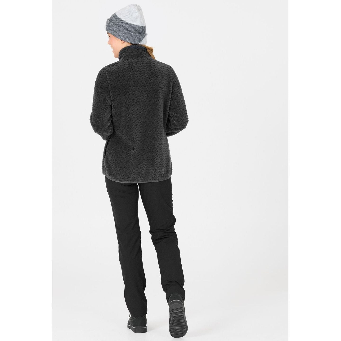 Whistler Veste Polaire Matra Motif Zigzag Fermeture À Glissière Femme Respirante portée en extérieur