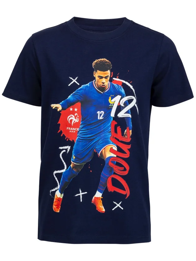 FFF Maillot Player Doue Kid - Idéal pour l'entraînement et le match