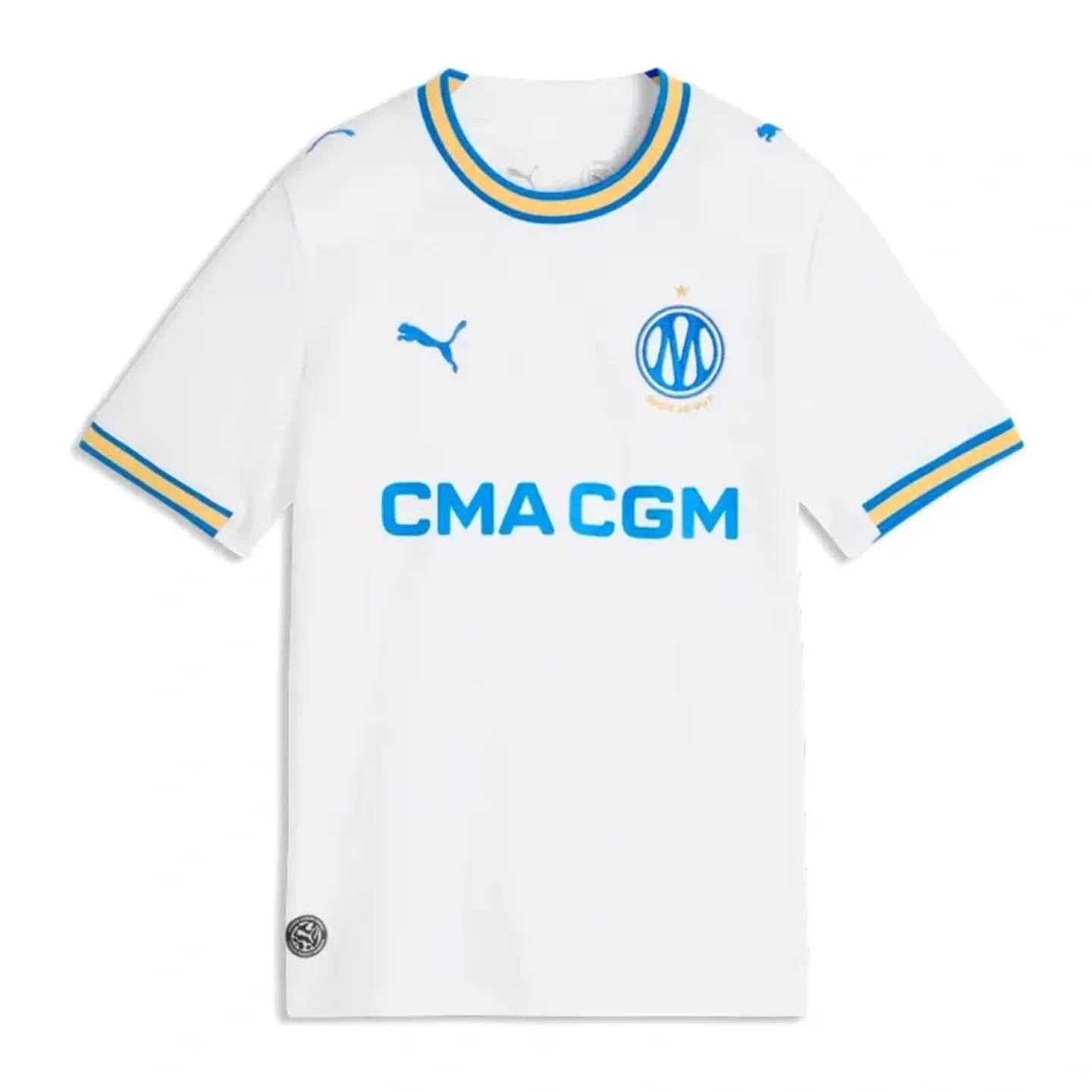 Maillot de football junior Olympique de Marseille réplica DryCELL Puma, vue packshot