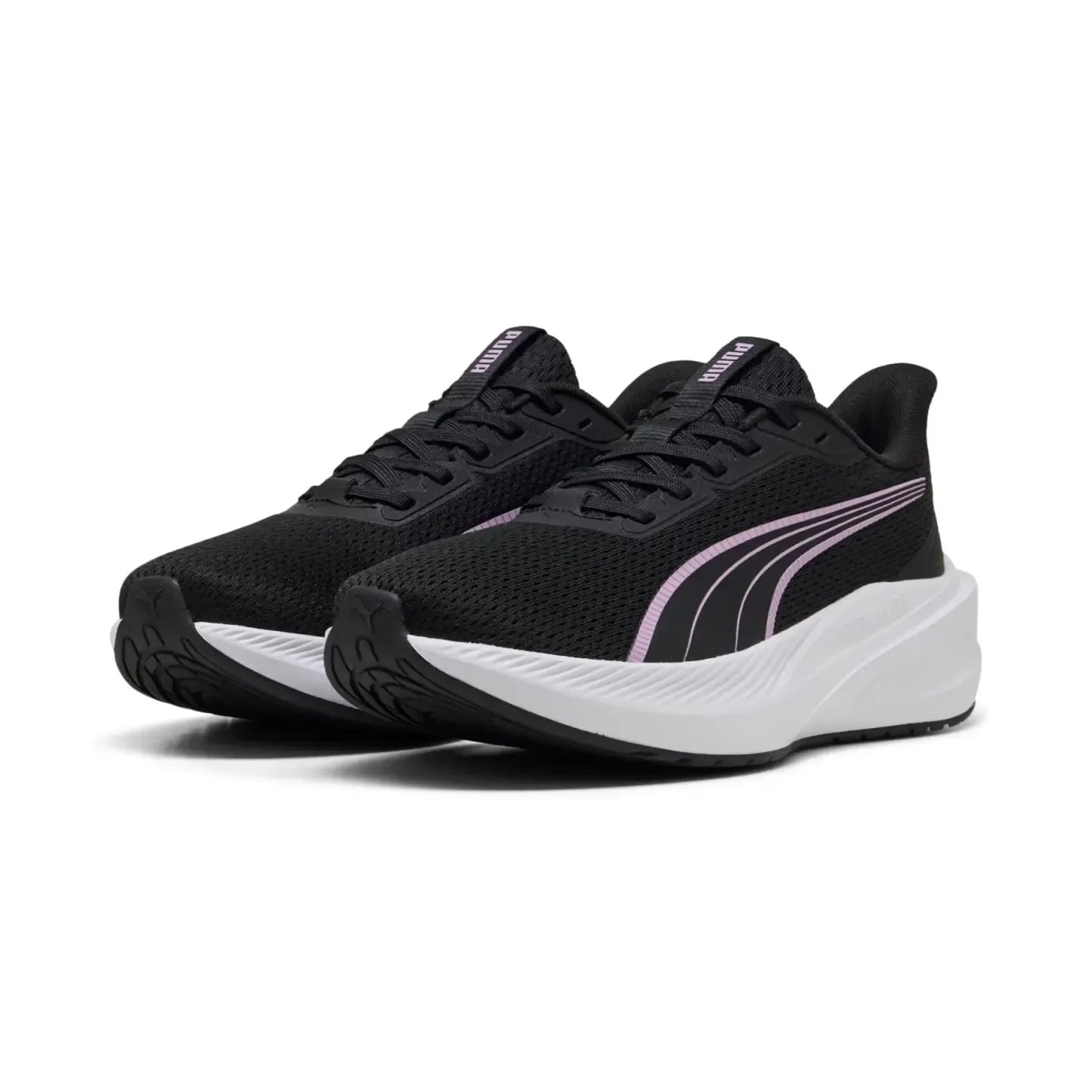 Packshot Puma Chaussures De Running Mesh Respirant Dasher Lite Unisexe, vue latérale.