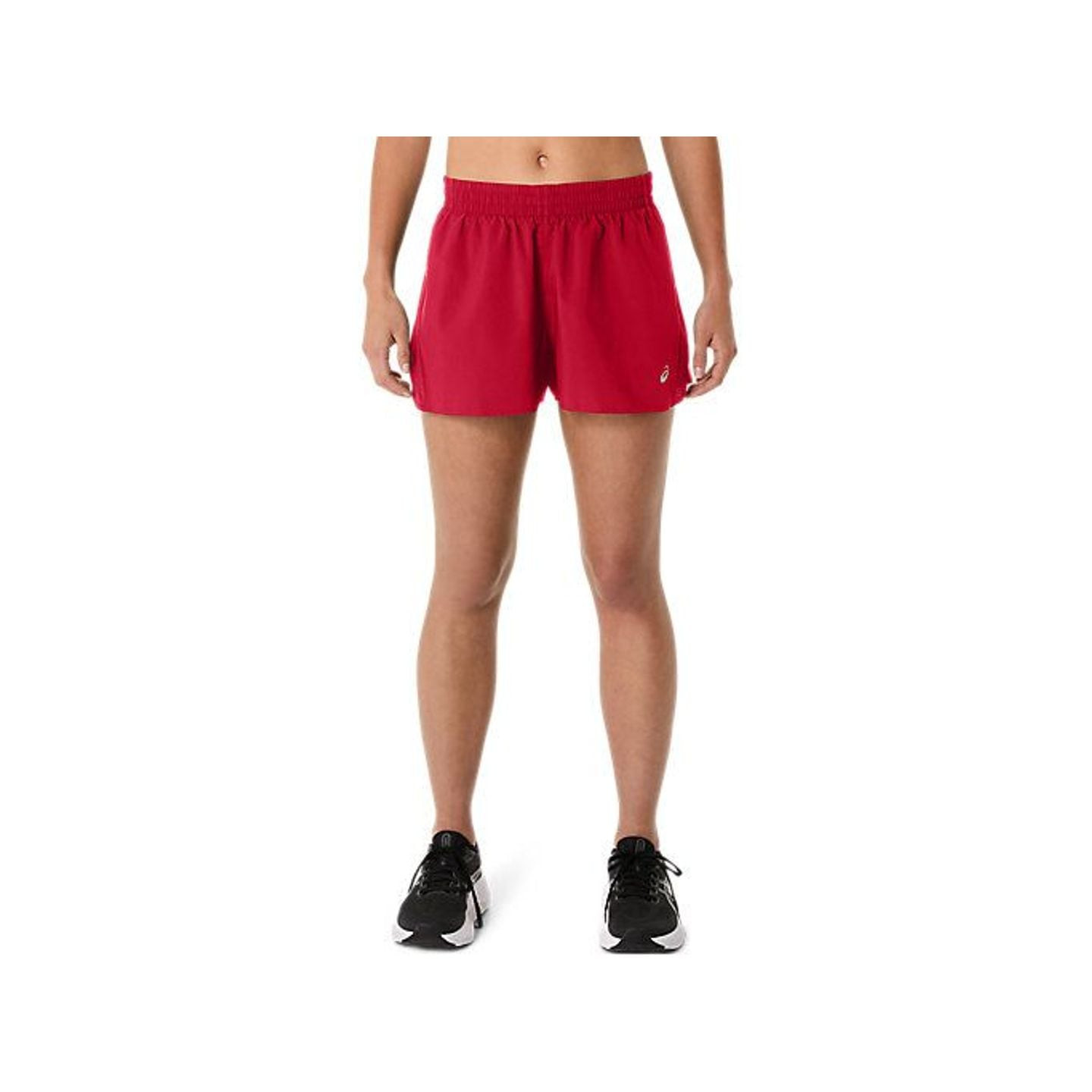 Packshot du short de running ASICS Core Split pour femme, léger et respirant, vue de face.