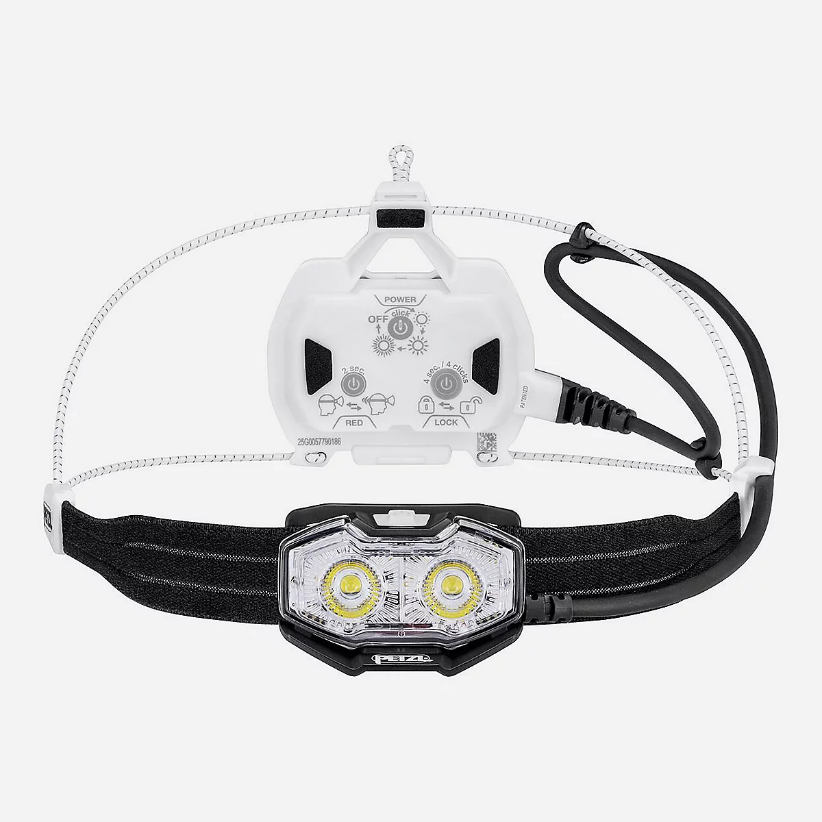 Petzl NAO LT : Lampe frontale ultra-légère pour running, 600 lumens