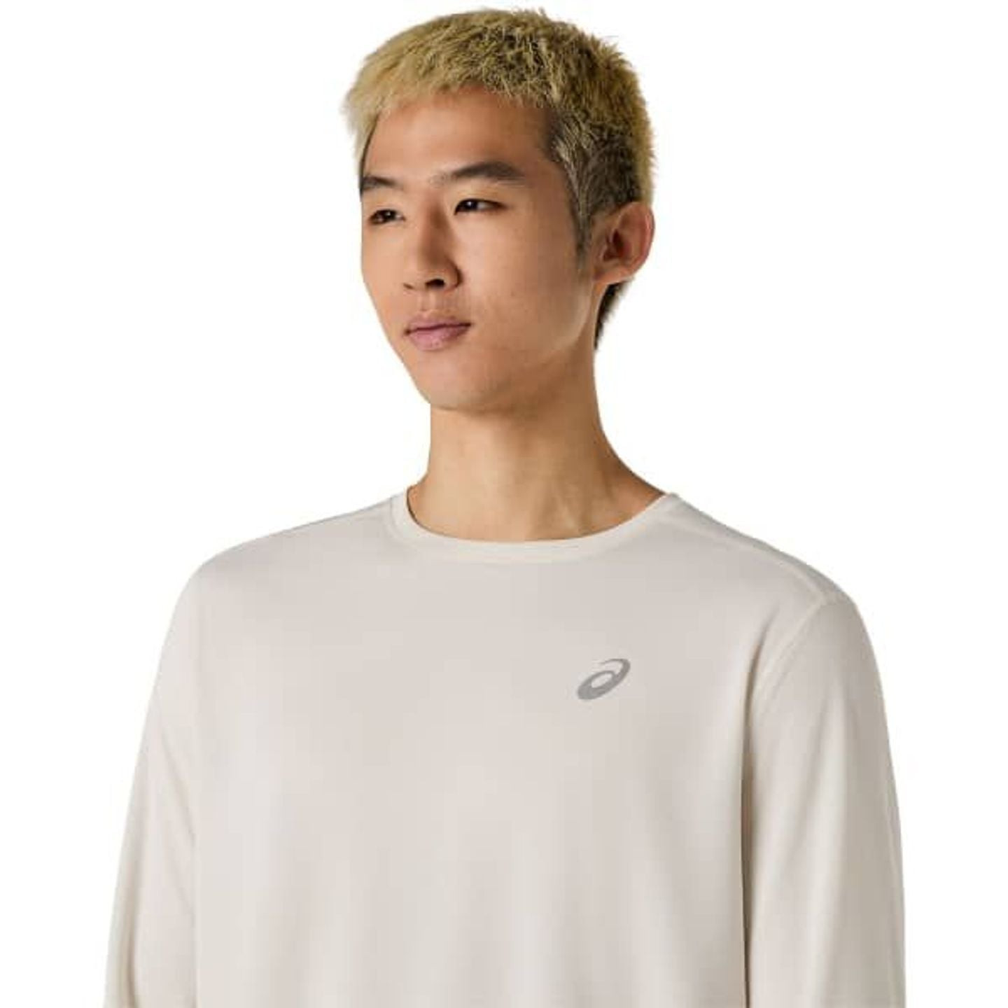 Détail du Asics T-Shirt De Running À Manches Longues Core Ls Top Homme Respirant, maille technique.