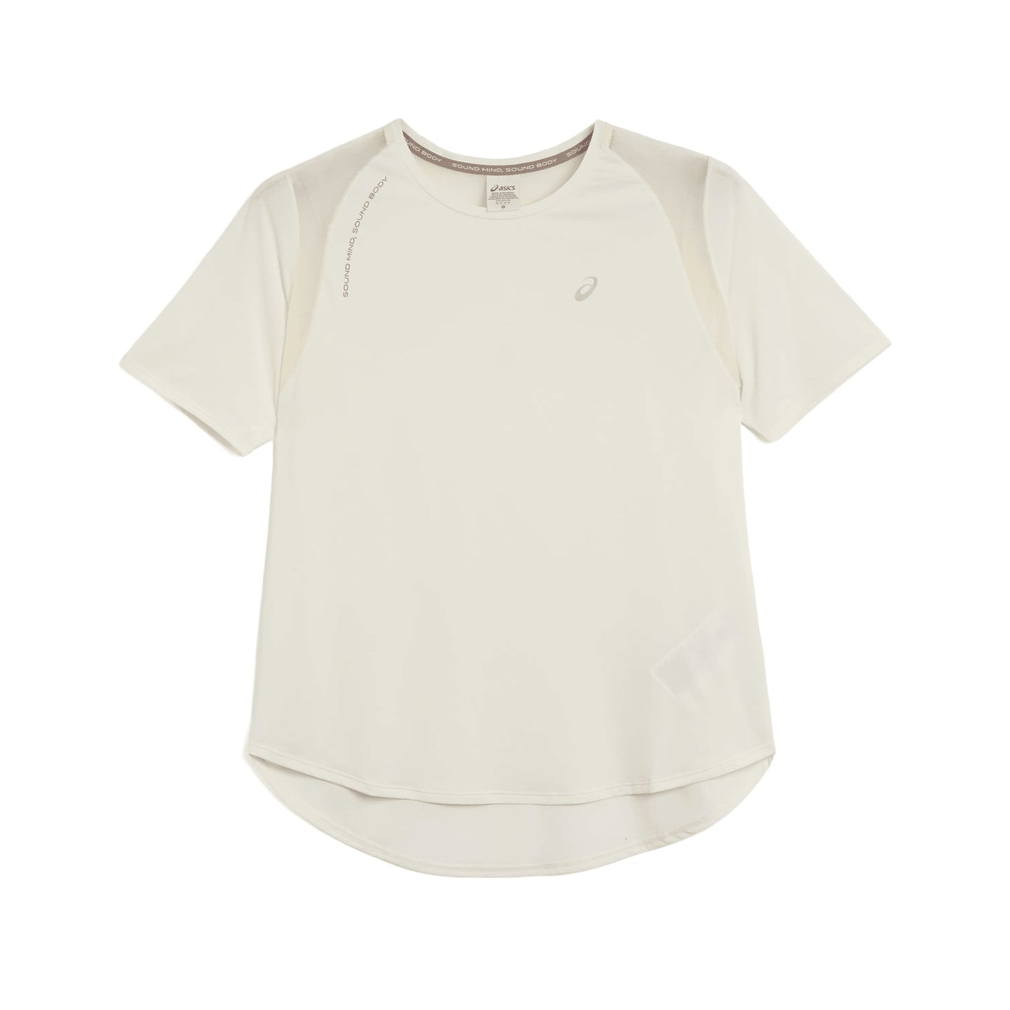 Packshot : Asics T-Shirt De Running Road SS Top Respirant Manches Courtes Femme, vue de face.