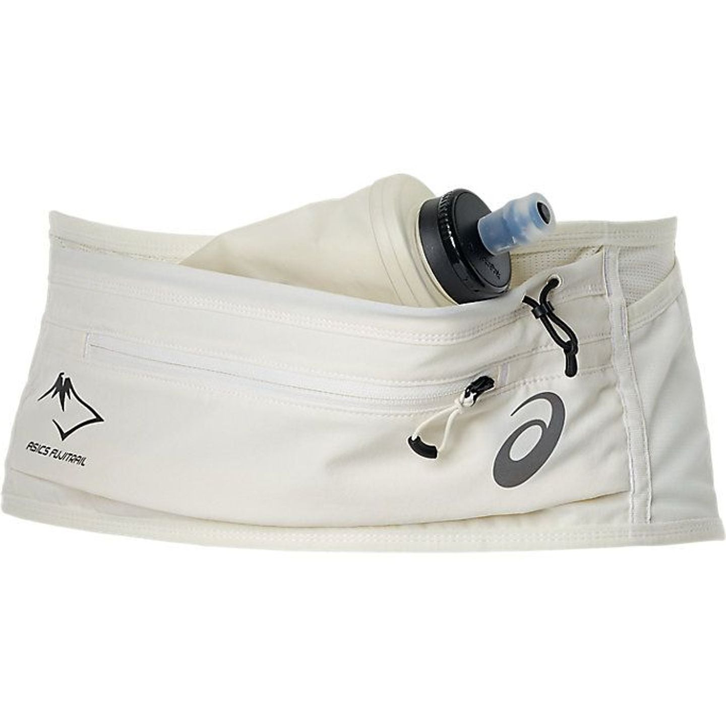 Packshot ceinture ASICS Fujitrail Belt unisexe porte-bâtons et poches réfléchissantes