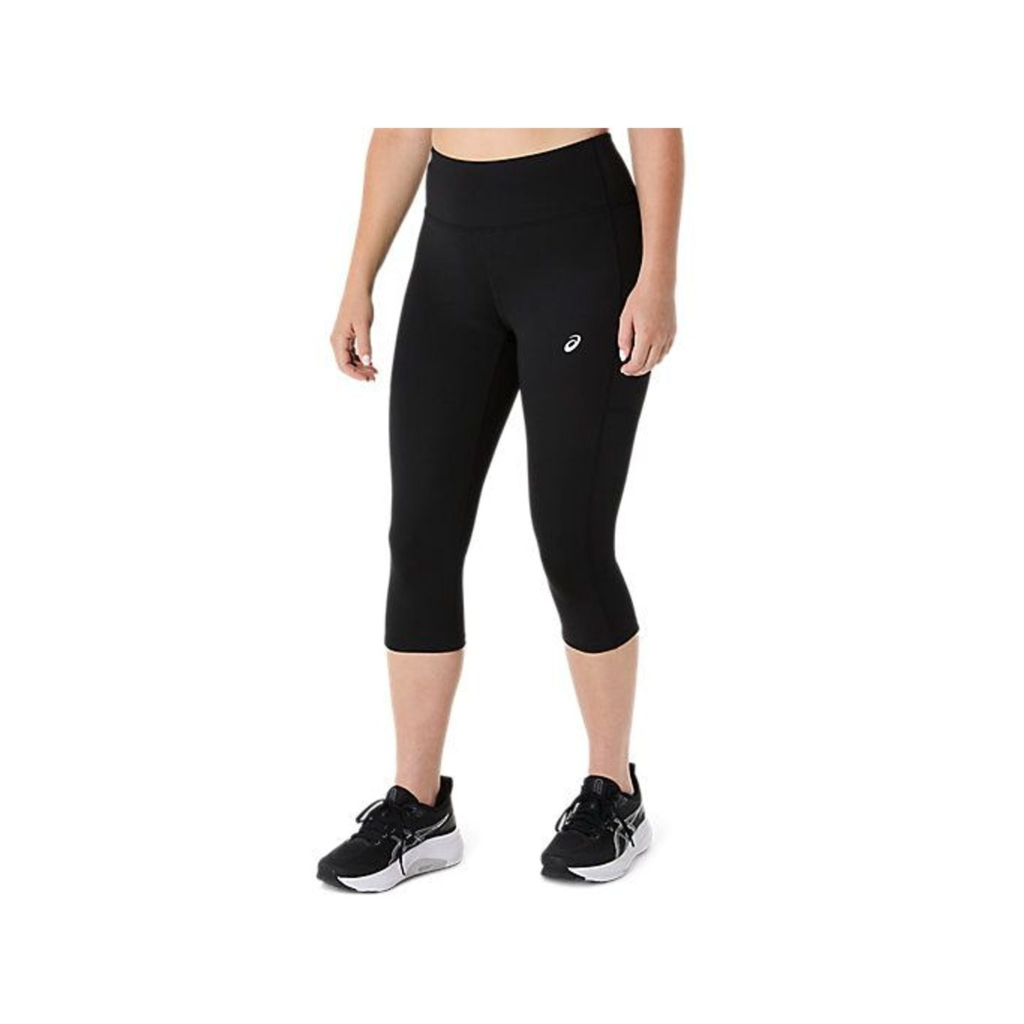 Asics Collant Capri De Course Core Tissu Extensible Et Poches Femme - packshot