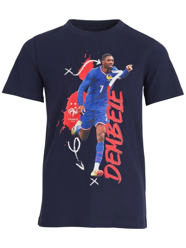 Maillot FFF Dembélé Kid - Officiel Équipe France Football